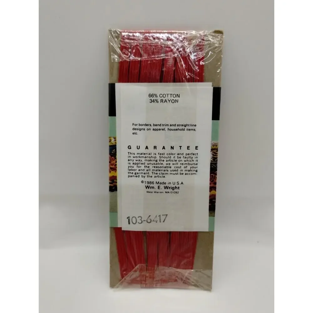 Wrights Middy Braid No Iron - 5 yds x 3/16